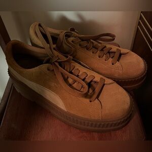 Puma Fenty Cleated Suede Creeper Platform